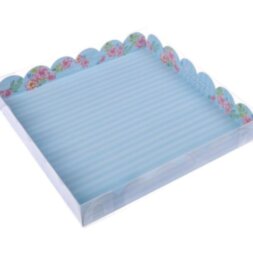 Коробка для кондитерских изделий с PVC крышкой «Моменты счастья», 21 × 21 × 3 см