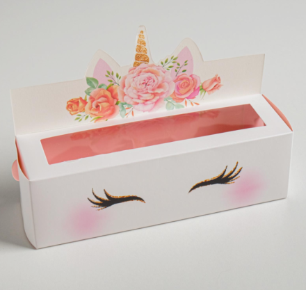 Коробочка для макарун «Sweet», 18 х 5.5 х 5.5 см