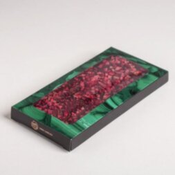 Коробка для шоколада «Изумруд», с окном, 17,3 × 8,8 × 1,5 см