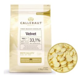 Callebaut (Бельгия) шоколад БЕЛЫЙ VELVET каллеты