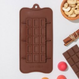 Форма для шоколада «Шоколатье», 15 ячеек, 25×11,5×0,5 см