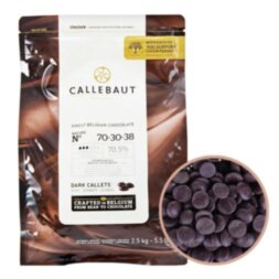 Callebaut (Бельгия) шоколад ГОРЬКИЙ 70,5% каллеты