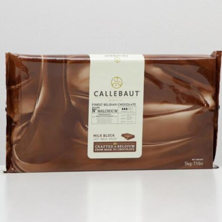Callebaut (Бельгия) шоколад МОЛОЧНЫЙ 32%   БЕЗ САХАРА 5 кг
