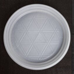 Тарелка одноразовая десертная, d=16,5 см, цвет белый