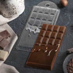 Форма для шоколада 7×15×1 см &quot;Шоколад горячий&quot;