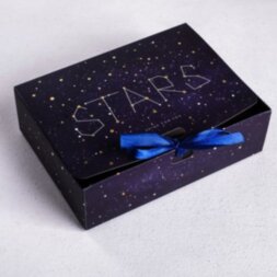 Коробка подарочная «Stars», 16,5 х12,5 х5 см