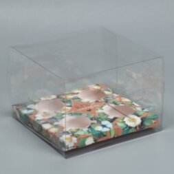 Коробка для капкейка «Тебе с любовью», 16 × 16 × 11.5 см
