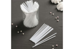Палочки для кейкпопсов, 10×0,3 см, в наборе 100 шт, цвет белый