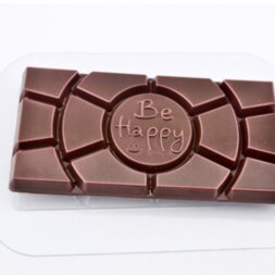 Форма для шоколада &quot;Плитка Будьте Счастливы&quot;
