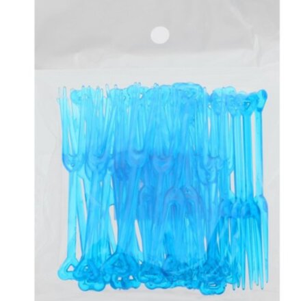 Шпажки для канапе «Сердце», набор 50 шт., цвет синий