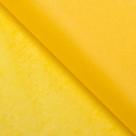 Бумага упаковочная тишью, желтый, 50 см х 66 см