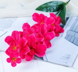 Цветы искусственные &quot;Орхидея амезиелла&quot; 65 см, малиновый 701713