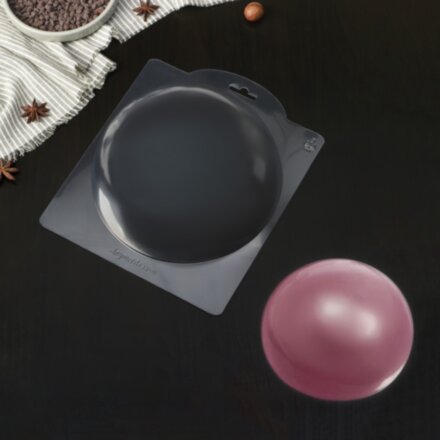 Форма для шоколада и конфет «Мегаполусфера», 20×20×10 см, цвет прозрачный