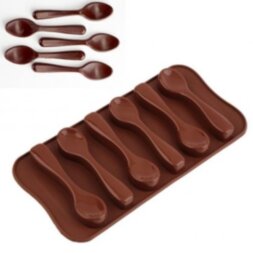 Форма для льда и шоколада «Ложки большие», 6в1