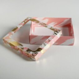 Коробка подарочная For you , 23.5 × 20.5 × 5.5 см