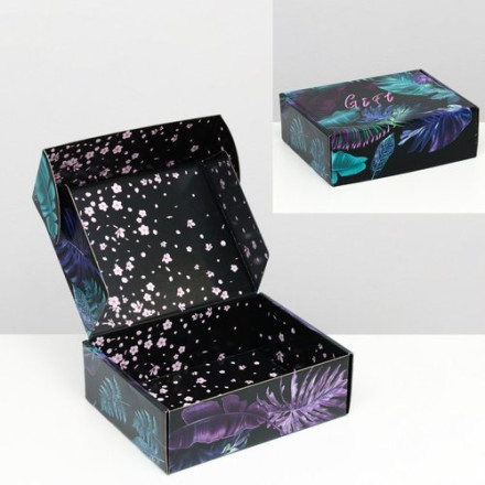 Подарочная коробка двусторонняя Gift 27 х 21 х 9 см
