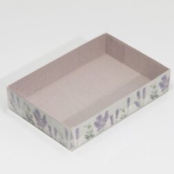 Коробка для кондитерских изделий  «Лаванда», 17 х 12 × 3,5 см