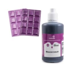 Краситель пищевой гелевый жирорастворимый Caramella 608 Фиолетовый 100 гр