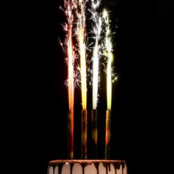 Набор тортовых свечей фонтанов &quot;Неон&quot;, 17,5 см, 4 шт, цветное пламя