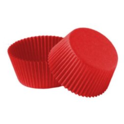 Капсулы бумажные для конфет Красные 35*23 мм 1000ШТ