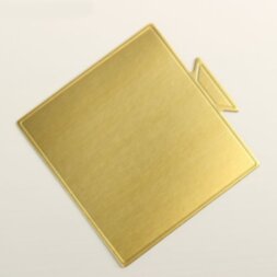Подложка для пирожного «Золото» квадрат