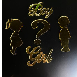 Топперы акрил boy or girl