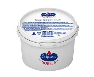 Сыр творожный 65% 10.5 ведро &quot;Савушкин&quot;