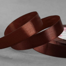 Лента атласная, 20 мм × 23 ± 1 м, цвет шоколадный №31