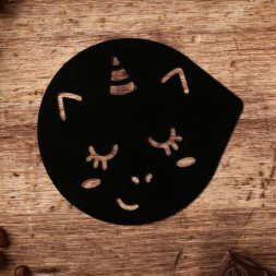 Трафарет для кофе «Единорожек», 9,5 х 8,5 см