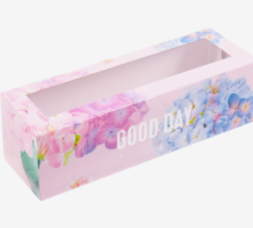 Коробка для макарун «Good day», 5.5 × 18 × 5.5 см