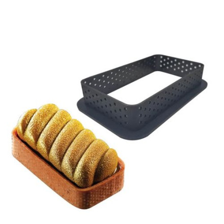 Набор формы перфорированная для выпечки «Прямоугольник», 10*5,5,2см