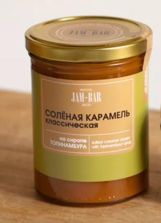 Соленая карамель на тапинамбуре JAM-BAR 450г