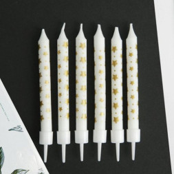 Свечи в торт Birthday candle, 6 шт, 9 х 15 см