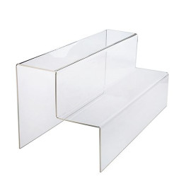 Ступенька двойная 40*21*20 см, оргстекло 3 мм в защитной плёнке