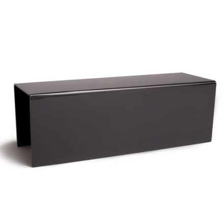 Ступенька одинарная 30*10*10 см, 2 мм, цвет черный