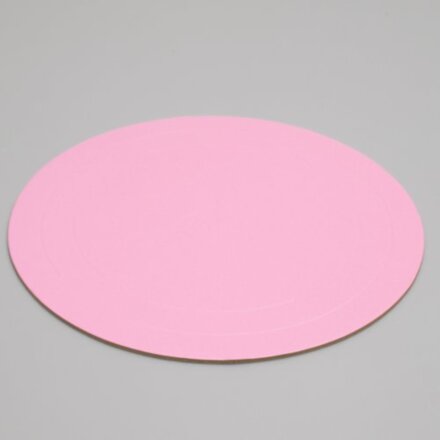 Подложка круглая золото-розовый 240*3,2мм