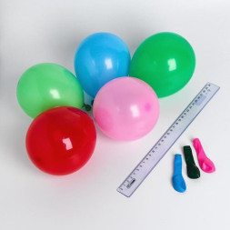 Шар латексный 5&quot;, пастель, цвета МИКС (100шт)