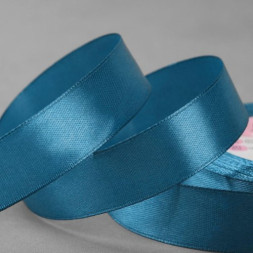 Лента атласная, 20 мм × 23 ± 1 м, цвет лазурный №36