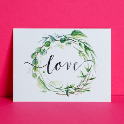 Открытка-комплимент Love, 8 × 6 см