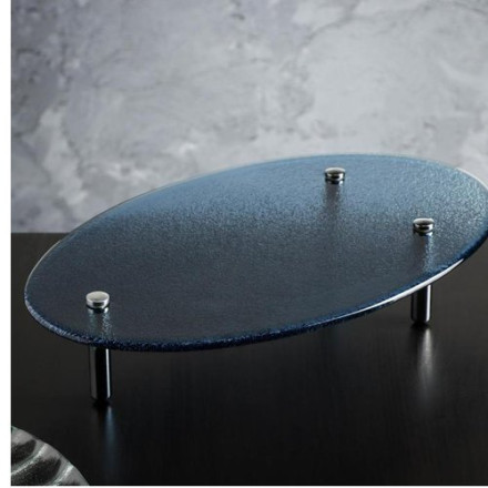 Подставка для торта и пирожных Magistro «Авис», 40×25×8,5 см, цвет синий