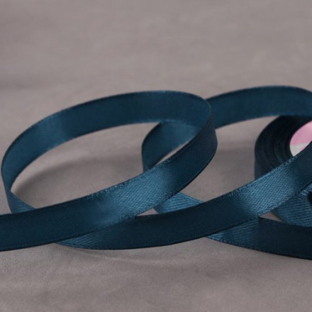 Лента атласная, 10 мм × 23 ± 1 м, цвет тёмно-синий №38