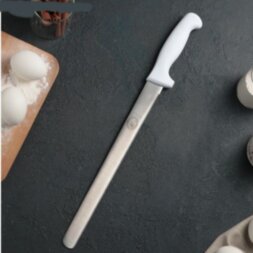 Нож для бисквита, мелкие зубчики, ручка пластик, рабочая поверхность 29,5 см (12&quot;)