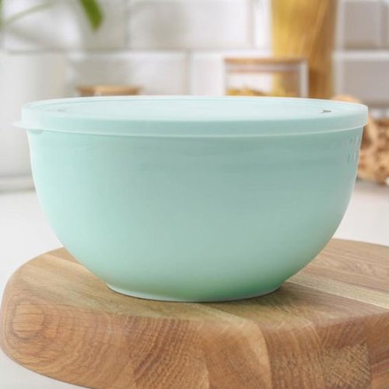 Миска с крышкой Line, 2 л, цвет МИКС