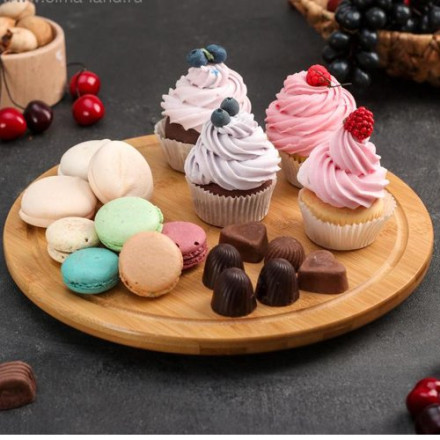 Подставка крутящаяся, для подачи, размер 32х32 см 5075767